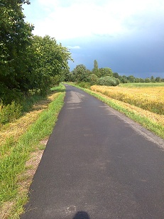 Marschenbahndamm bei Altengamme